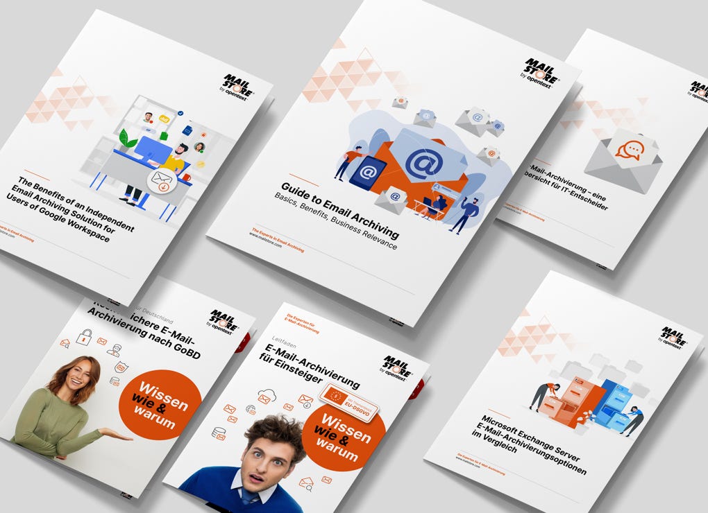 Prospekte Brosch&uuml;ren MailStore Server