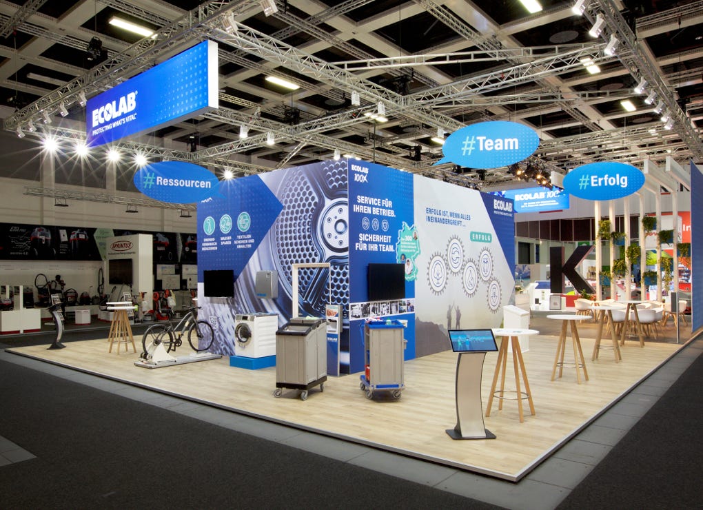 Messesatnd-Design CMS, Berlin f&uuml;r Ecolab Deutschland GmbH Institional