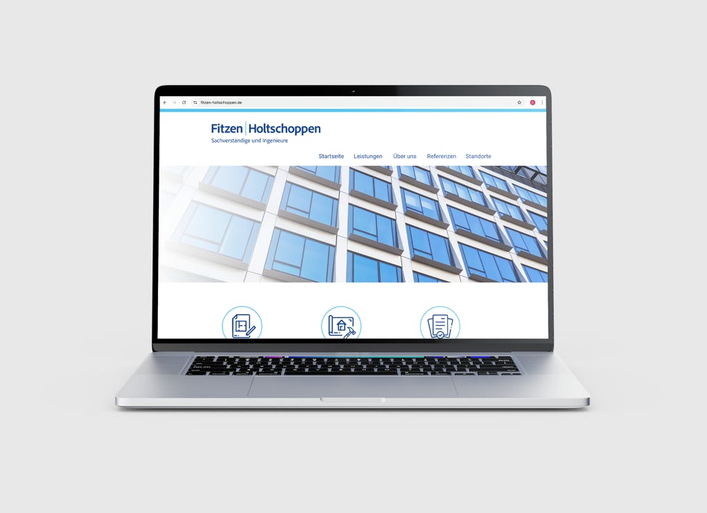 Website-Erstellung f&uuml;r Fitzen Holtschoppen &ndash; Sachverst&auml;ndige und Ingenieure, M&ouml;nchengladbach Viersen